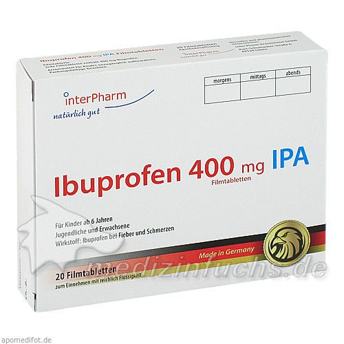 Ibuprofen 400mg IPA, 20 ST