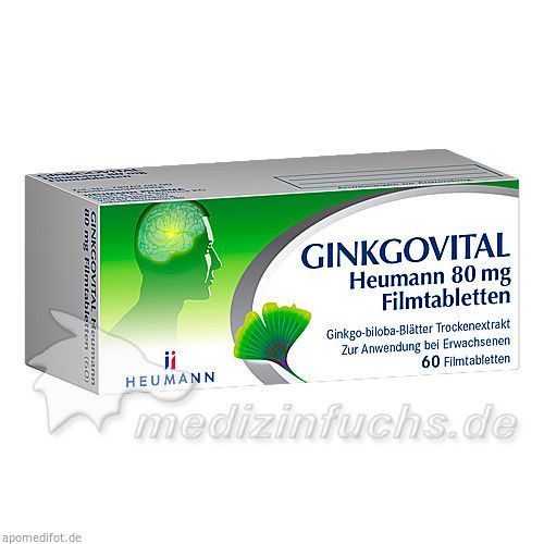 Ginkgovital Heumann 80 mg Filmtabletten, 60 ST