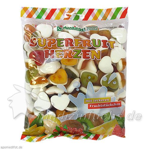 DR. MUNZINGER Super Fruit Herzen, 450 G