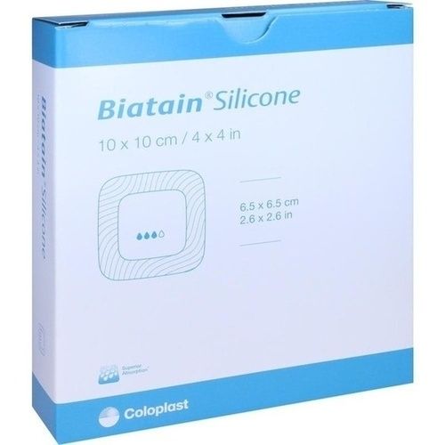 Biatain Silicone Schaumverband 10x10 cm, 10 ST