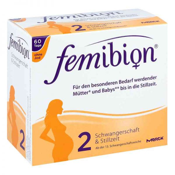 Femibion Schwangerschaft 2 D3+dha+400 [my]g Fol.o. (2X60 stk)