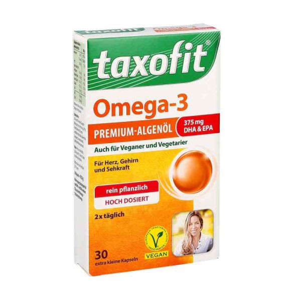 Taxofit Omega-3 Premium-algenöl Kapseln (30 stk)