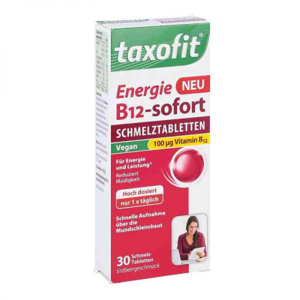 Taxofit Energie B12-sofort Schmelztabletten (30 stk)