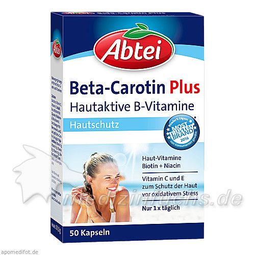 ABTEI Beta-Carotin PLUS (Hautaktive B-Vitamine), 50 ST