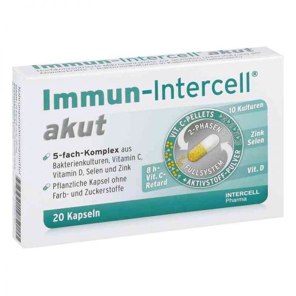 Immun Intercell akut Hartk.m.veränd.wst.-frs. (20 stk)