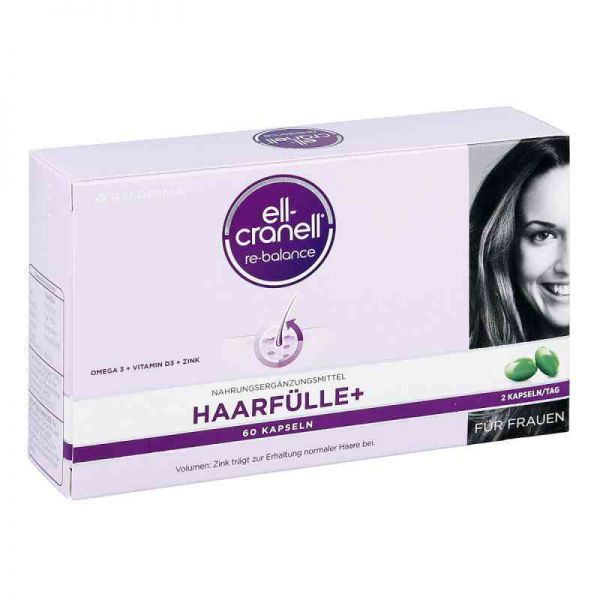 Ell-cranell Haarfülle+ für Frauen Kapseln (60 stk)