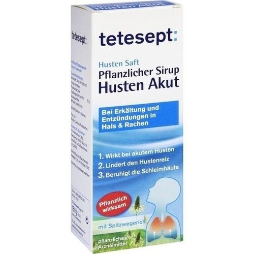 tetesept Husten Saft Pflanzl. Sirup Husten Akut, 150 G