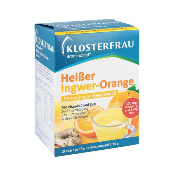 Klosterfrau Broncholind Ingwer-orange Granulat (10X15 g)