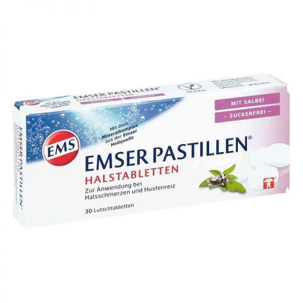 Emser Pastillen mit Salbei zuckerfrei (30 stk)