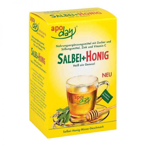 Apoday heisser Salbei+honig+vit.c+zink Pulver (10X10 g)