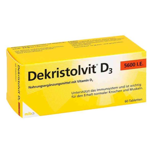 Dekristolvit D3 5.600 I.e. Tabletten (60 stk)