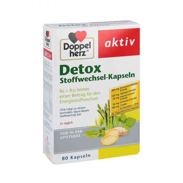 Doppelherz Detox Stoffwechsel-kapseln (80 stk)