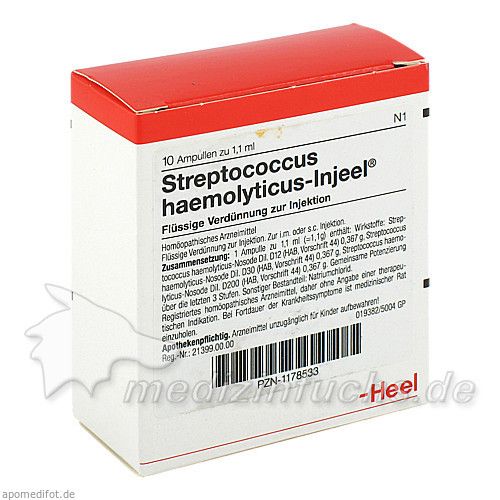 STREPTOCOCCUS HA INJ NOS, 10 ST