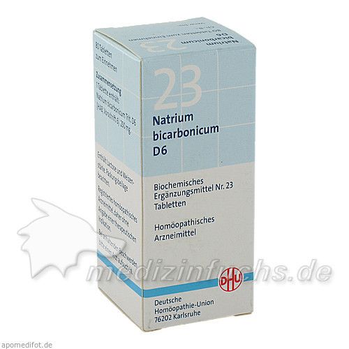 BIOCHEMIE DHU 23 NATRIUM BICARBONICUM D 6, 80 ST