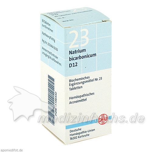 BIOCHEMIE DHU 23 NATRIUM BICARBONICUM D12, 80 ST