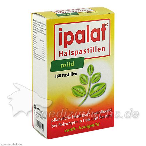 Ipalat Halspastillen mild, 160 ST