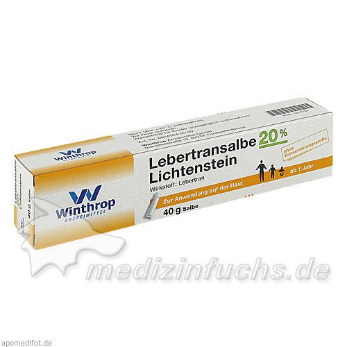 LEBERTRANSALBE 20% LICHTEN, 40 G