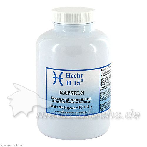 WEIHRAUCH HECHT H15 200 mg Kapseln, 200 ST