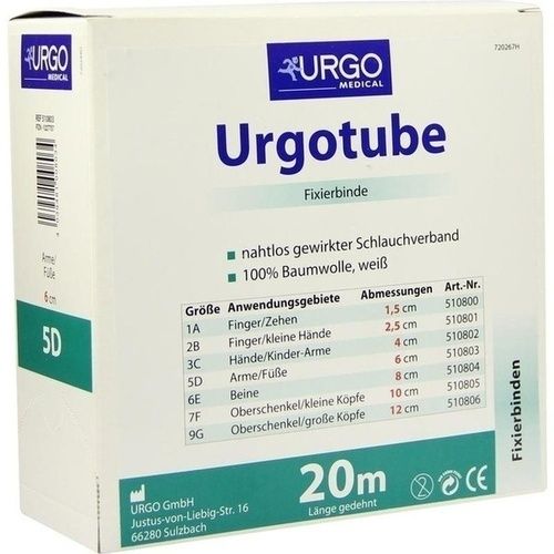 Urgotube 5D 6cmX20m Arme Füße, 1 ST