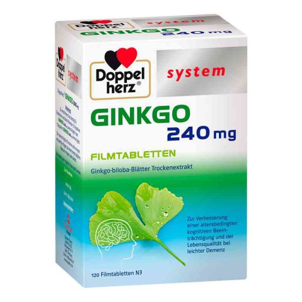 Doppelherz Ginkgo 240mg system (120 stk)