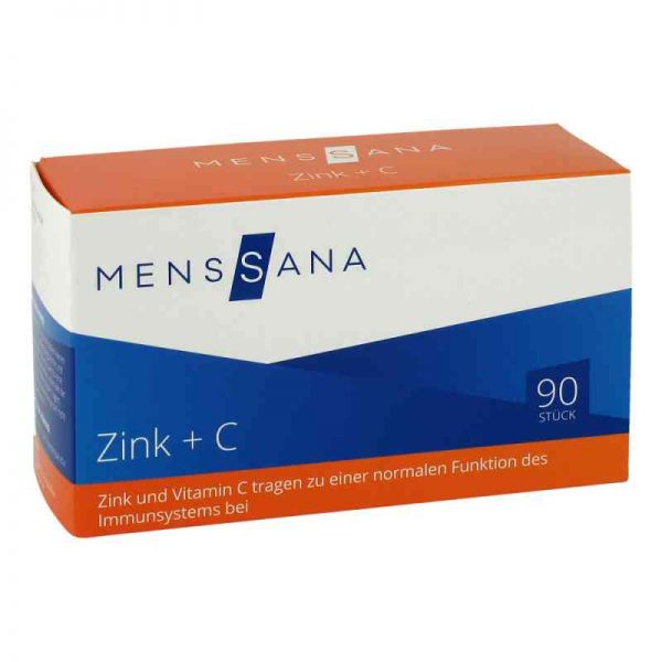 Zink+c Menssana Lutschtabletten (90 stk)