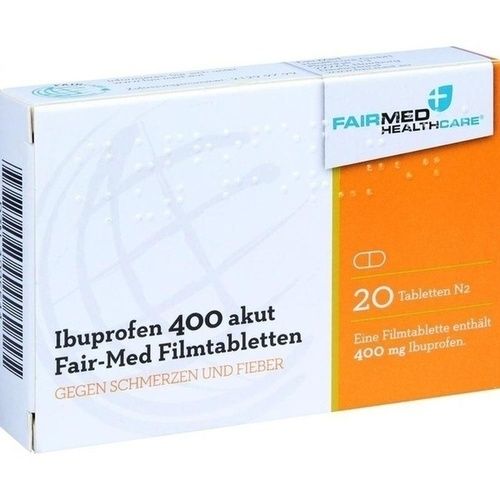 Ibuprofen 400mg akut Fair-Med Healthcare, 20 ST