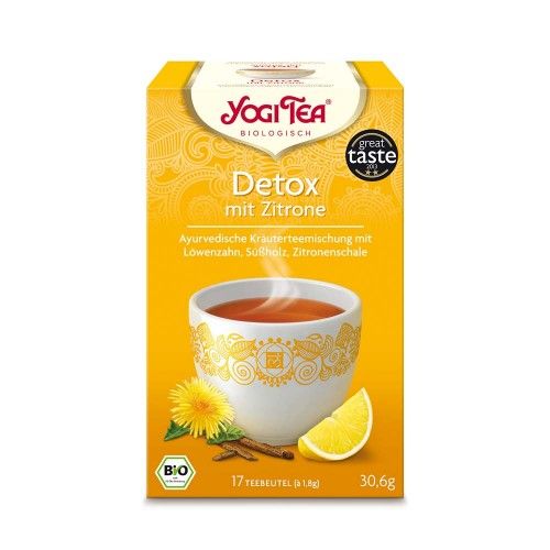 YOGI TEA Detox Deine Seele mit Zitrone Filterbeut., 17X1.8 G