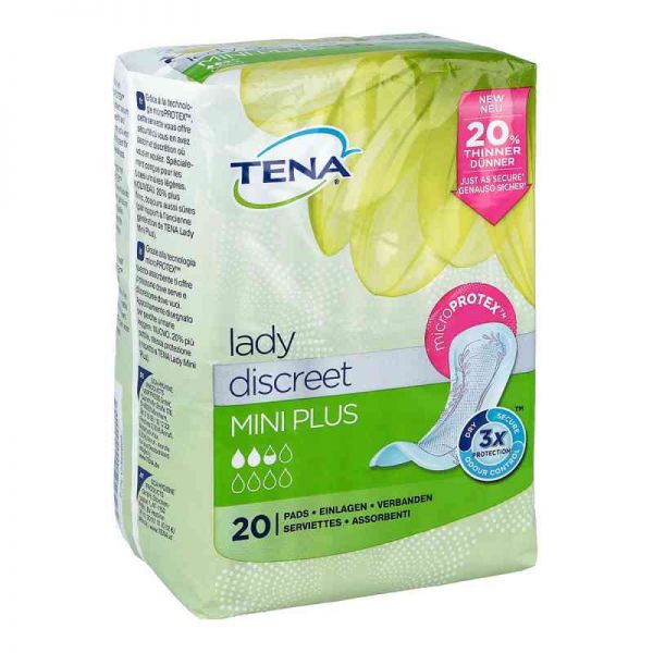 Tena Lady Discreet Einlagen mini plus (20 stk)