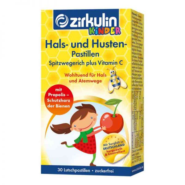 Zirkulin Hals- und Husten Pastillen Kids (30 stk)