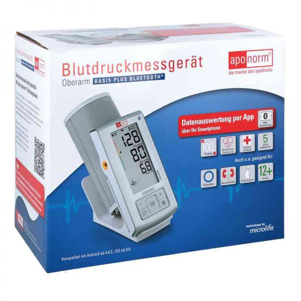 Aponorm Blutdruck Messgerät Basis Plus Bt Oberarm (1 stk)