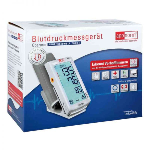 Aponorm Blutdruck Messgerät Prof.touch Oberarm (1 stk)