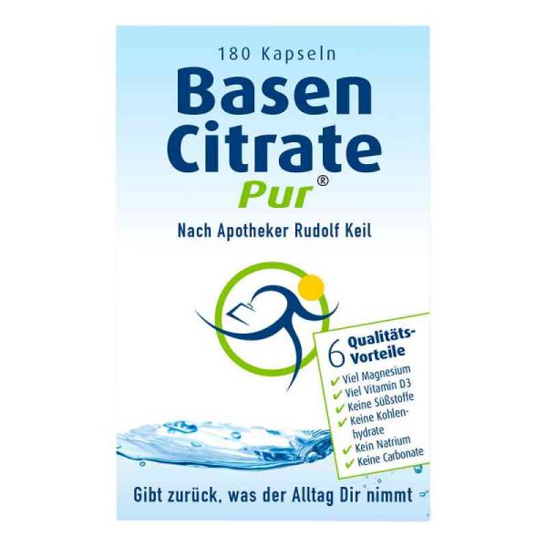 Basen Citrate Pur nach Apotheker Rudolf Keil Kapseln (180 stk)