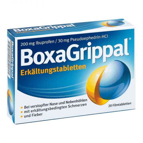 Boxagrippal Erkältungstabletten 200 mg/30 mg Fta (20 stk)