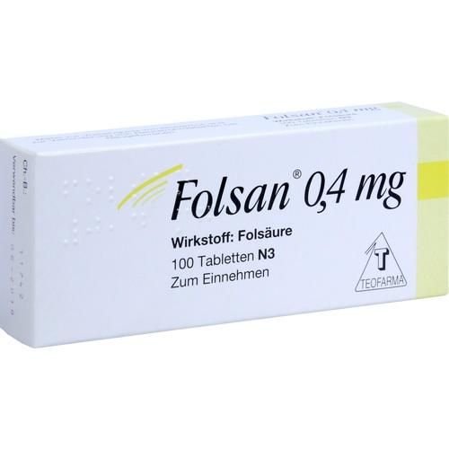 Folsan 0.4mg, 100 ST