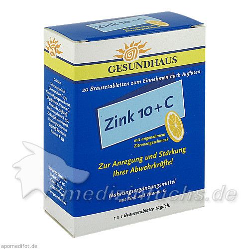 ZINK 10+C Brausetabletten, 20 ST