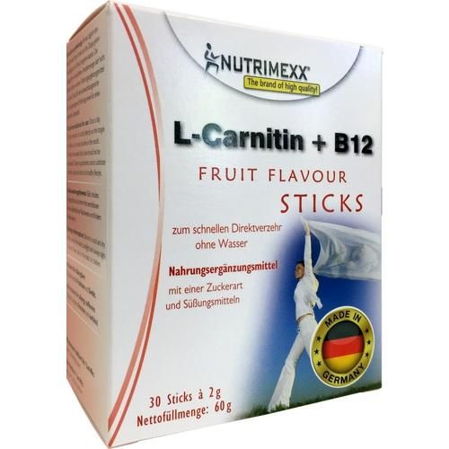 Nutrimexx - L-Carnitin + B12, 30 ST