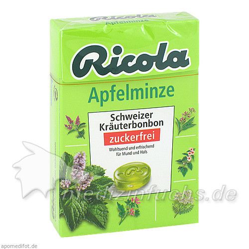 Ricola oZ Box Apfelminze, 50 G