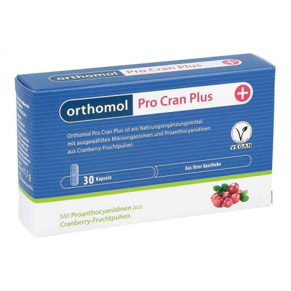 Orthomol Pro Cran Plus Kapseln (30 stk)