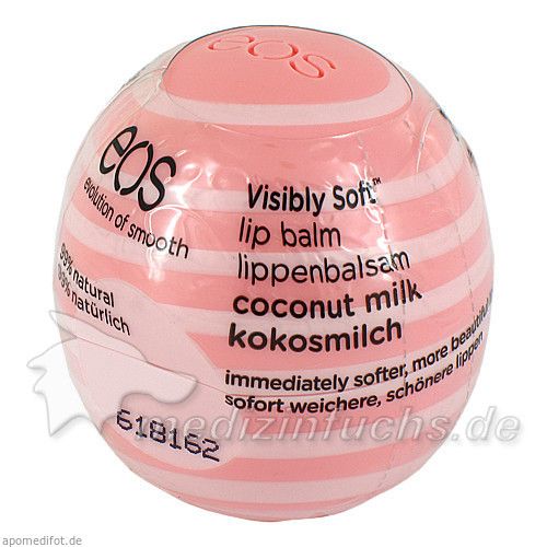 eos VS Coconut Milk Visibly Soft Lip Balm Shrink, 1 ST