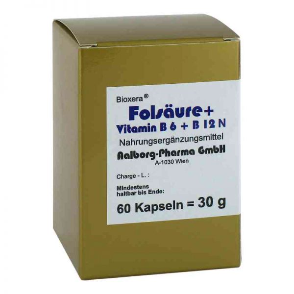 Folsäure+vitamin B6+b12 Komplex N Kapseln (60 stk)