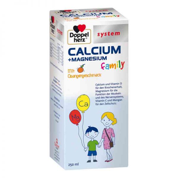 Doppelherz Calcium+magnesium family system flüssig (250 ml)