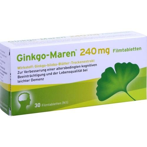 Ginkgo-Maren 240mg Filmtabletten, 30 ST