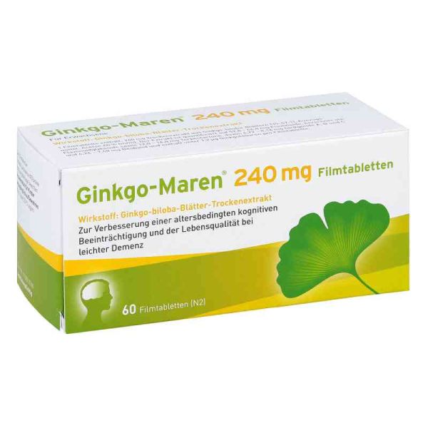 Ginkgo-maren 240 mg Filmtabletten (60 stk)