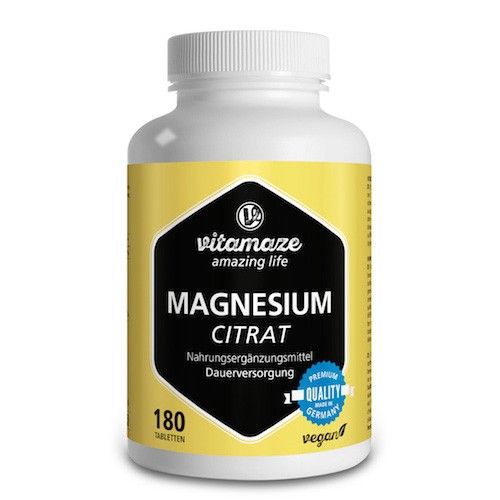 Magnesium Citrat 250mg Vitamaze, 180 ST