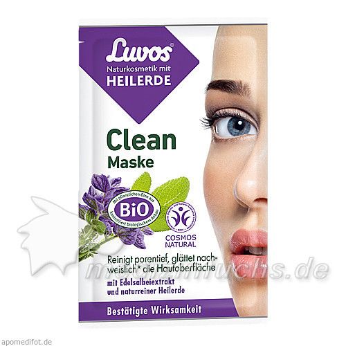 Luvos Heilerde Clean-Maske Naturkosmetik, 2X7.5 ML