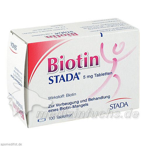 Biotin STADA 5mg Tabletten, 100 ST