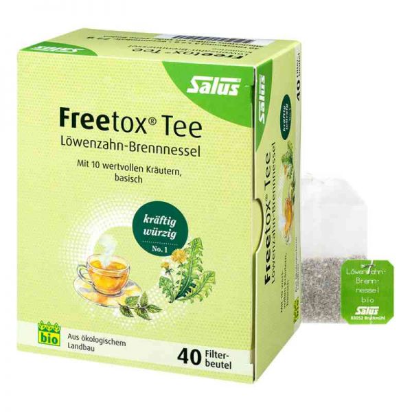 Freetox Tee Löwenzahn-brennnessel Bio Salus Fbtl. (40 stk)