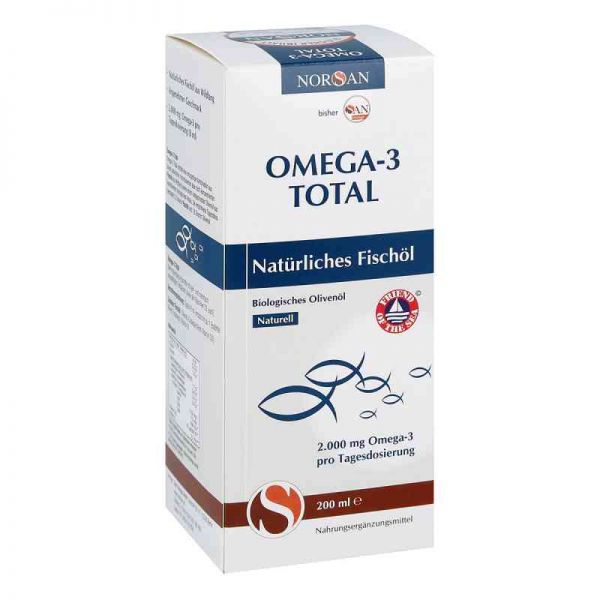 Norsan Omega-3 Total Naturell flüssig (200 ml)