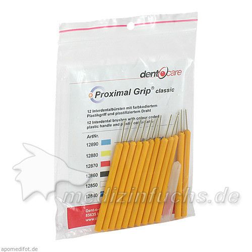 Proximal-Grip xxxx-fein gelb Interdentalbürste, 12 ST