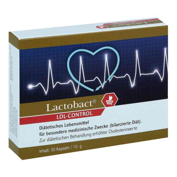 Lactobact Ldl-control magensaftresistente Kapseln (30 stk)